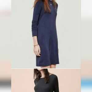 Loft Jersey Long Sleeve Dress